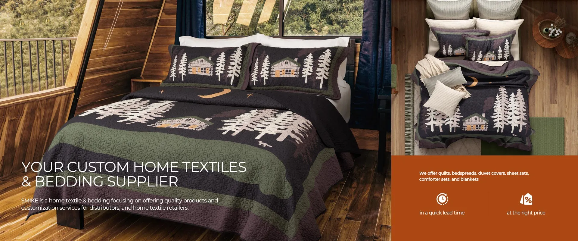 Digital Printed Cotton Quilt Set